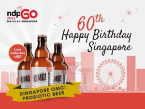 Singapore’s First Probiotic Beer Toasts to Innovation and Wellness for SG60