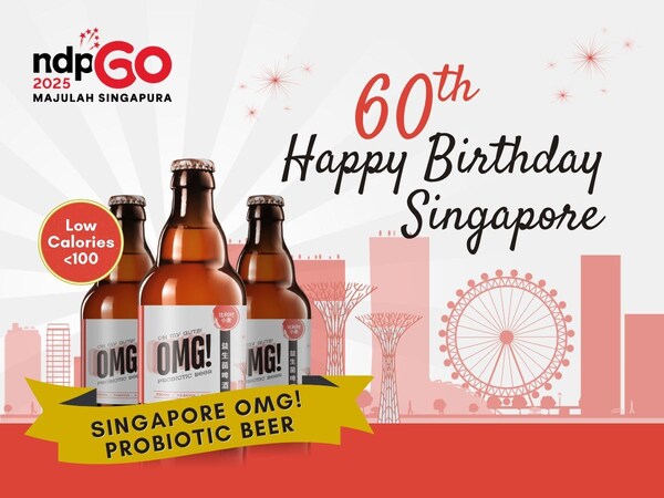 Singapore’s First Probiotic Beer Toasts to Innovation and Wellness for SG60